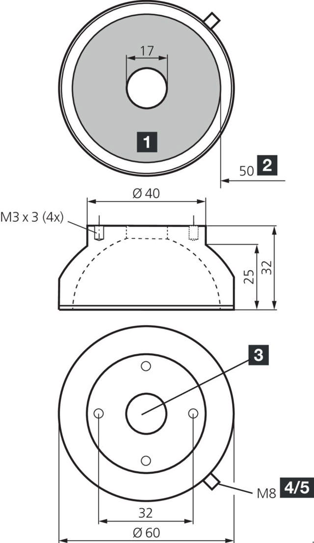 BE-DOME60/50-RGB-T4