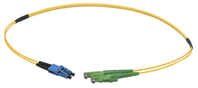 LWL-Kabel 9/125um dupl. E2000APC-LC 1m